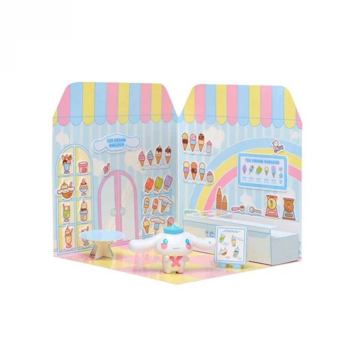 30001 SUN-CMS-OYUN SET STICKER HOUSE FOOD COURTS KUROMI CINNAMOROLI H KITTY MY