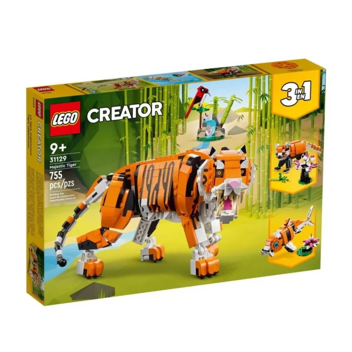 31129  ® Creator 3’ü 1 Arada, Muhteşem Kaplan, 755 parça +9 yaş