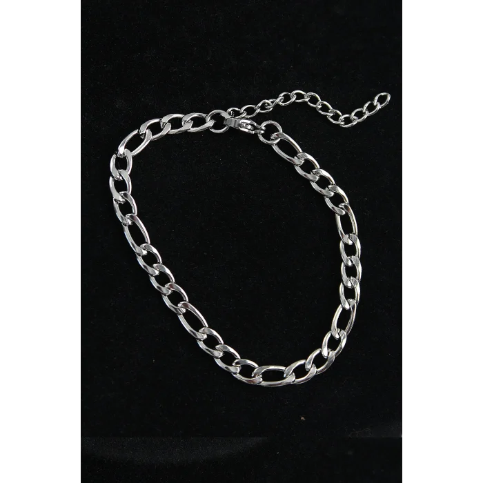 316L Çelik Klasik Model Gümüş Renk Erkek Bileklik