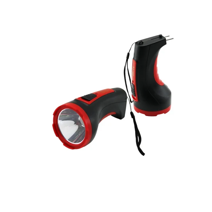 3w Tek Led Bombeli Gövde Fiş Şarjlı El Feneri Uzun Mesafeli