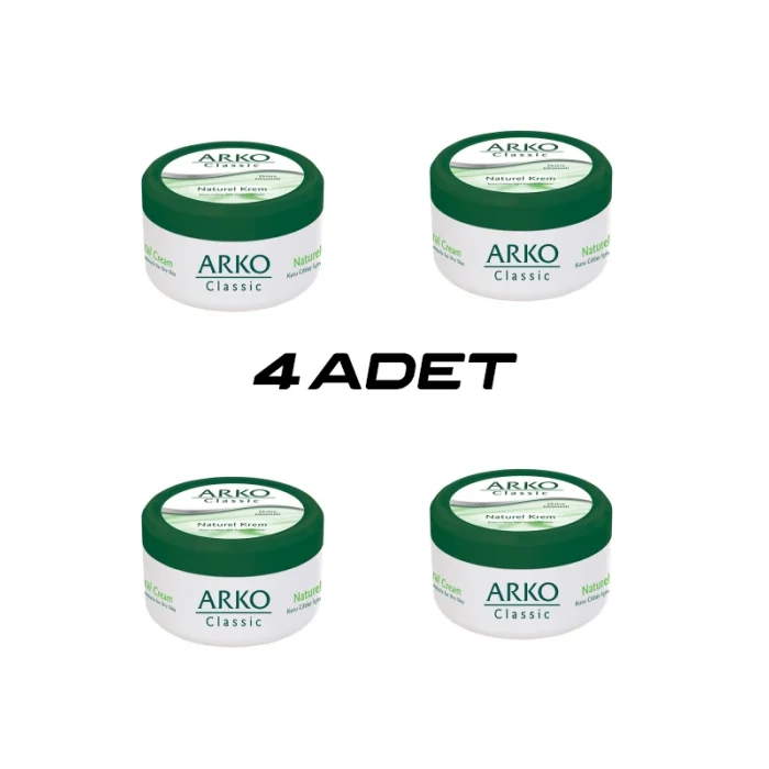 4 Adet Arko Classic Naturel El Kremi 150ml