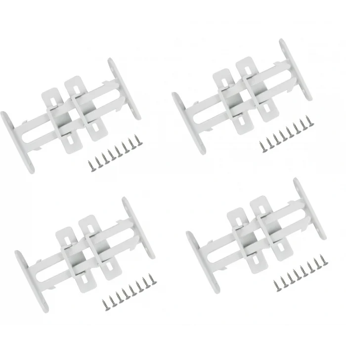 4 Adet Bebek Çocuk Koruma Kilidi - Dolap Çekmece Kilidi Sürgülü Kilit