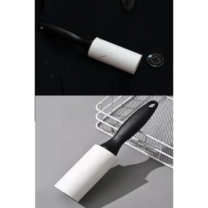 4 Yedekli Tüy Toplama Rulosu 240 Yaprak Evcil Hayvan Elbise Yatak Tüy Saç Toplayıcı