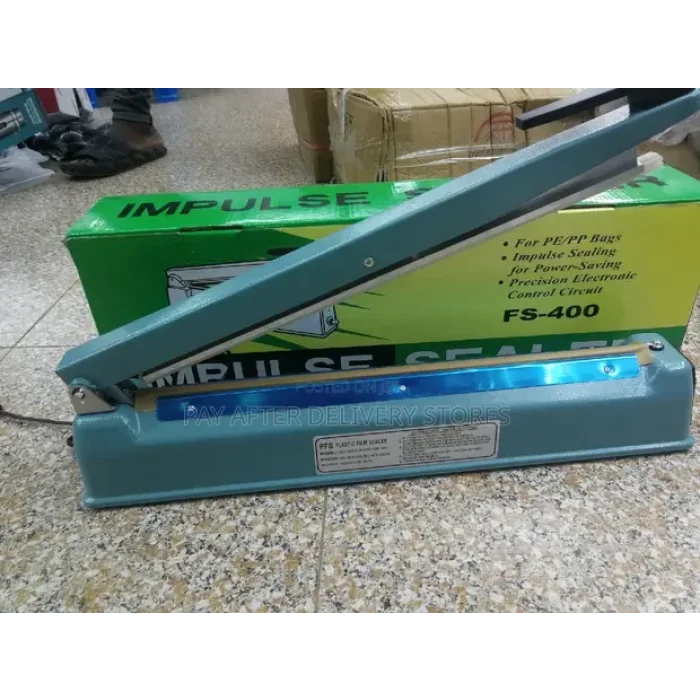 40cm  Metal Gövde Poşet Ağzı Yapıştırma Kapatma Makinası Fs-400