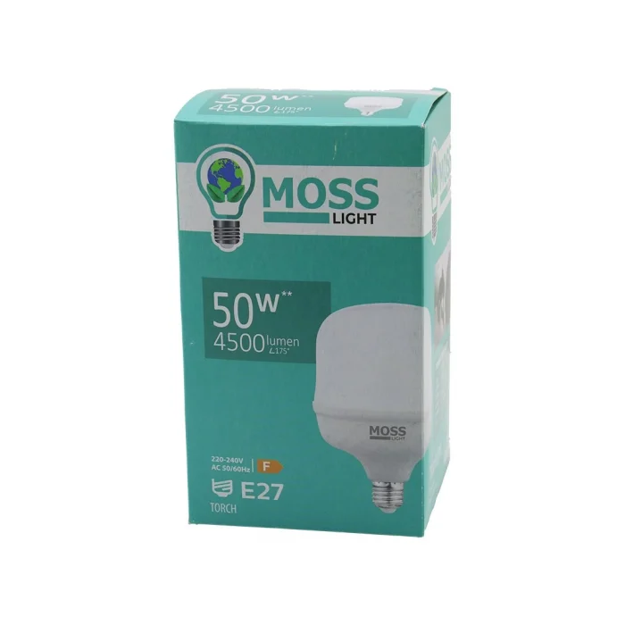 50w  Torch  Led Ampul Plastik E27 4500lumen L175° 5000 Saat Ömür Ip20 185-265v Ac  Ms-3099