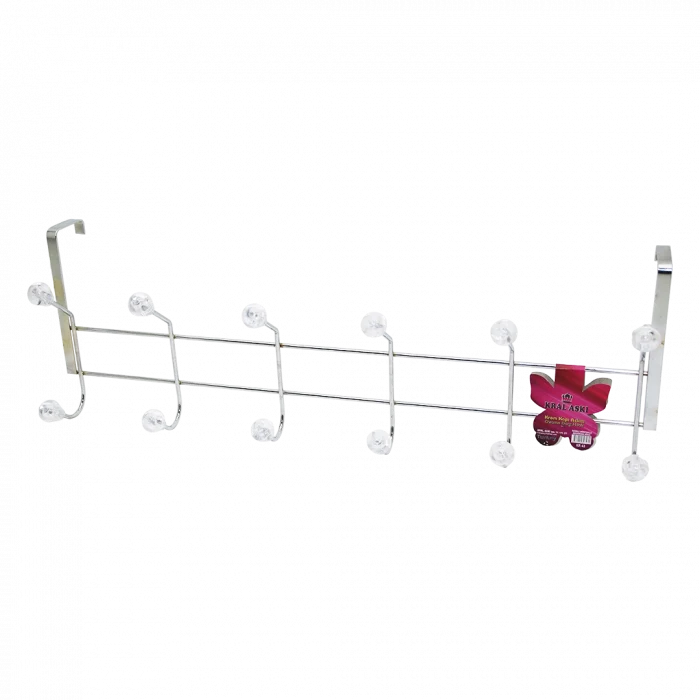 6 Kollu Krom Amerikan Kapı Arkası Askı