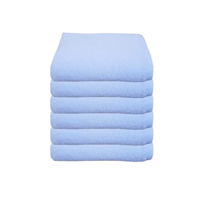 6 lı Otel Havlusu 100 Pamuklu Beyaz El Havlusu 50x90 Cm