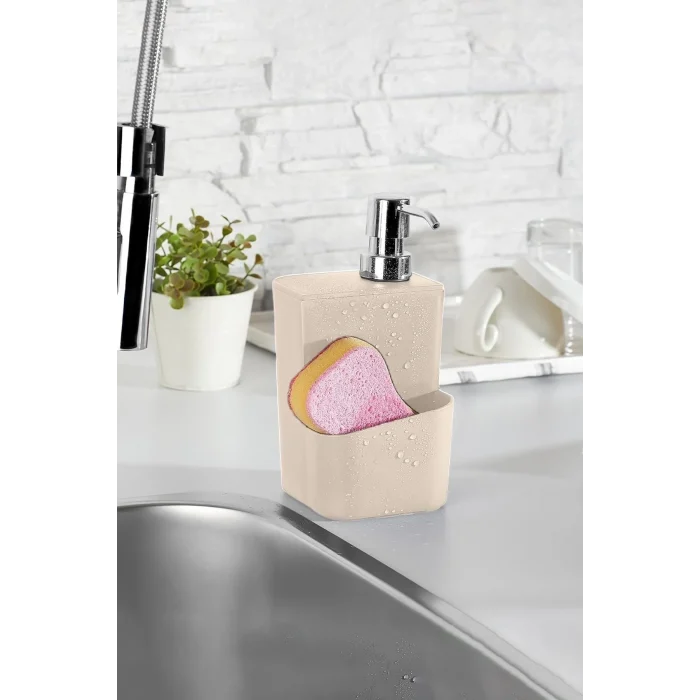 650 Ml 2'si 1 Arada Akıllı Sabunluk Ve Süngerlik