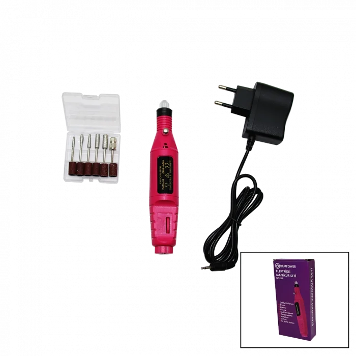 7 Uçlu Elektrikli Manikür Pedikür Seti 2000-300rpm Hız