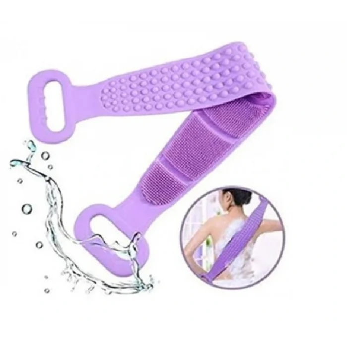 70 Cm Çift Taraflı Sırt Kesesi -silikon Duş Kesesi - Peeling Banyo Kesesi