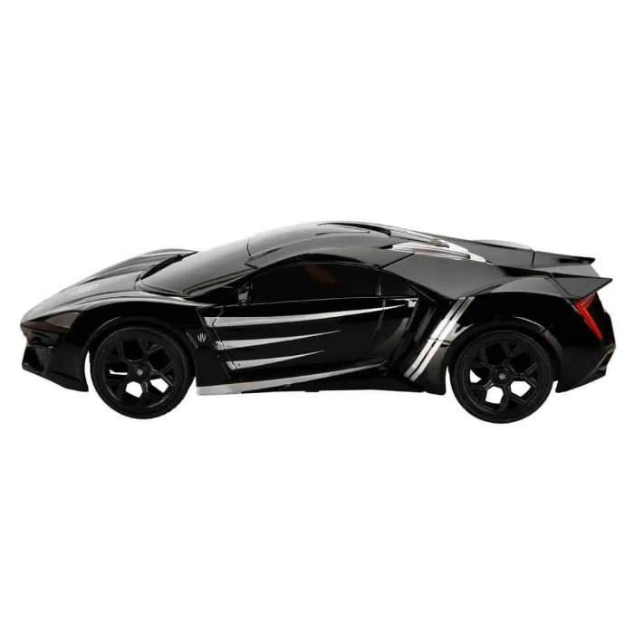 7037 Kumandalı 1:16 Avengers Black Panther Lykan Hypersport Araba