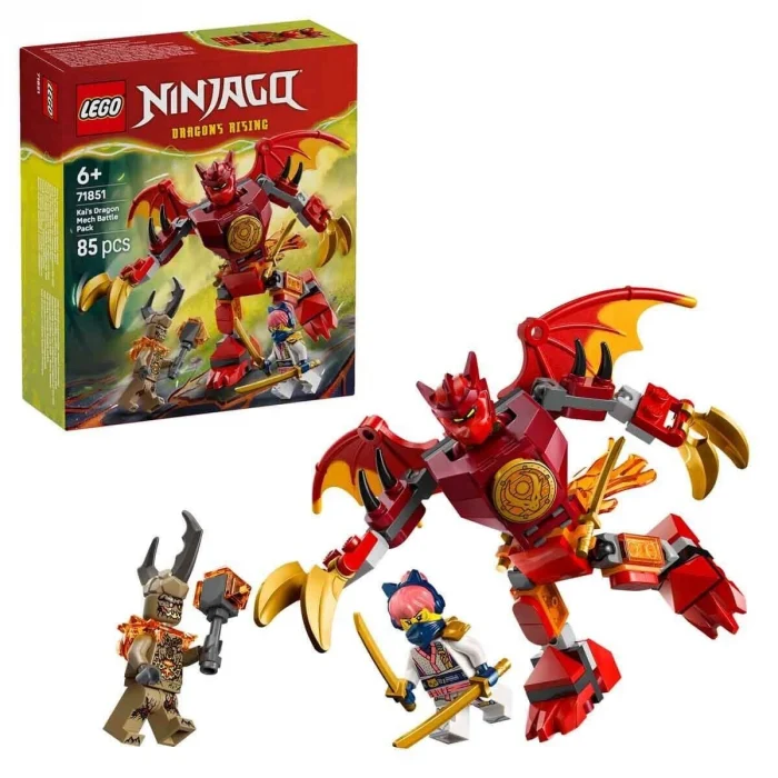 71851 Lego Ninjago Kainin Ejderha Robotu Savaş Paketi 85 parça +6 yaş