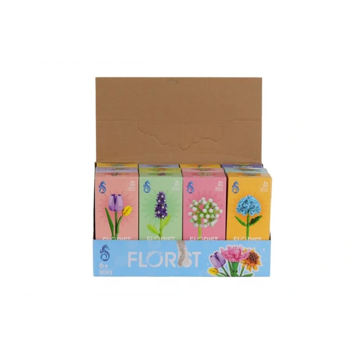 9093 KUTUDA 12Lİ ÇİÇEK LEGO(Belirtilen fiyat, tekli satış için adet fiyatıdır.)