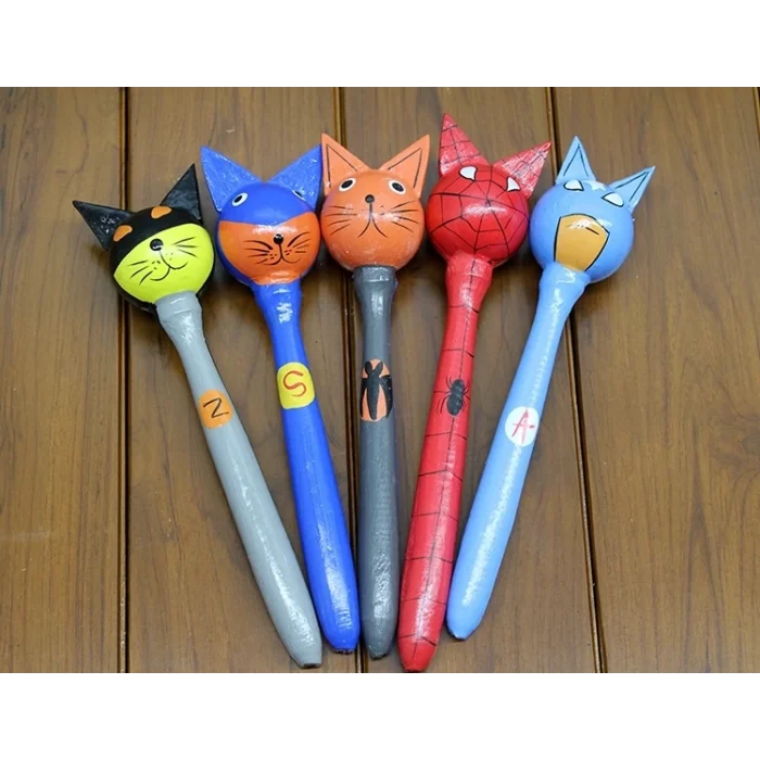 Ahşap 5li Marakas Seti Polos:13