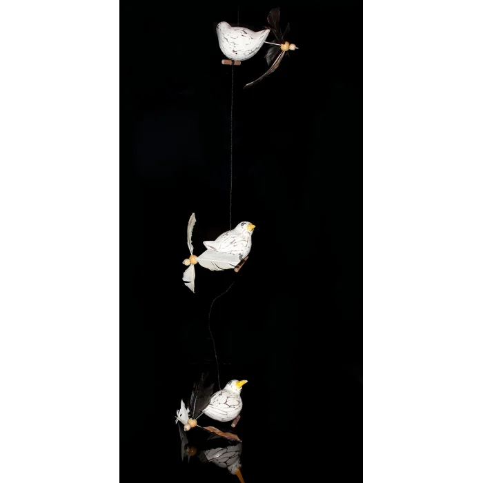 Ahşap Hayvan Figürlü Rüzgar Çanı Model 1