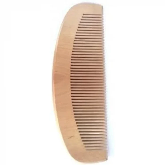 12li Oval Dar Dişli Ahşap Tarak Seti