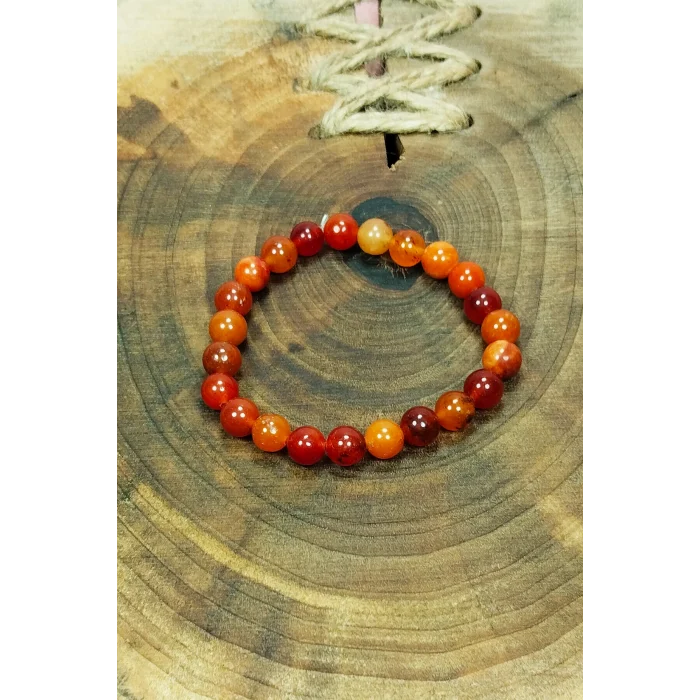 Akik Doğal Taş Bileklik Kutulu