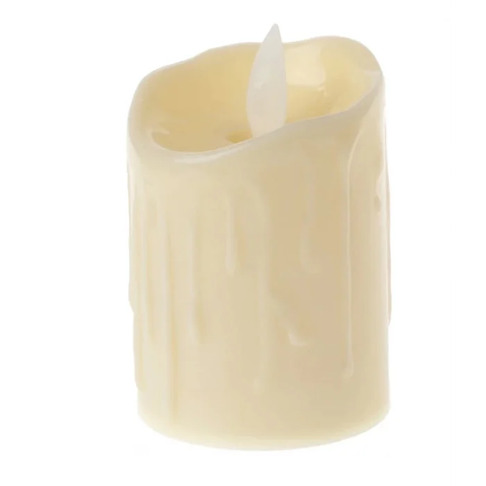 Alevli Led Mum Hareketli Alev Görünümlü Dekoratif Mum - 7cm