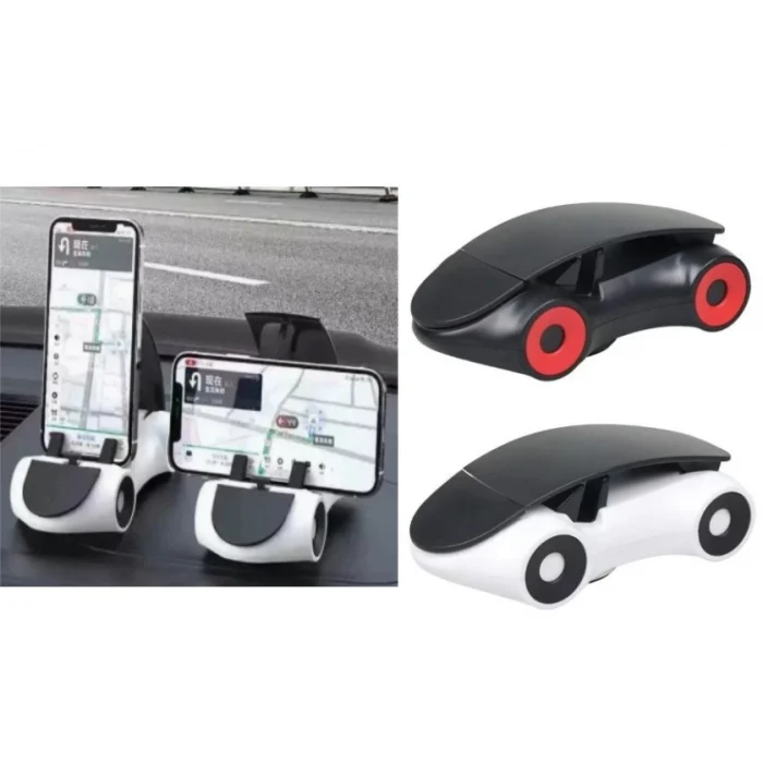 Araba Tasarımlı Araç İçi Telefon Tutucu Kaymaz, 360 Dönerek Ayarlı