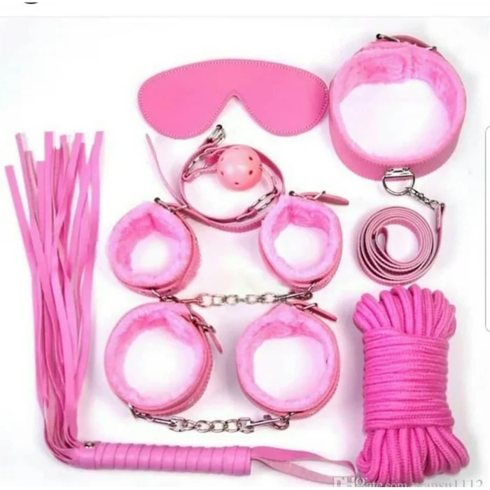 Grinin 50 Tonu Fantazi Kelepçe Kırbaç Seti