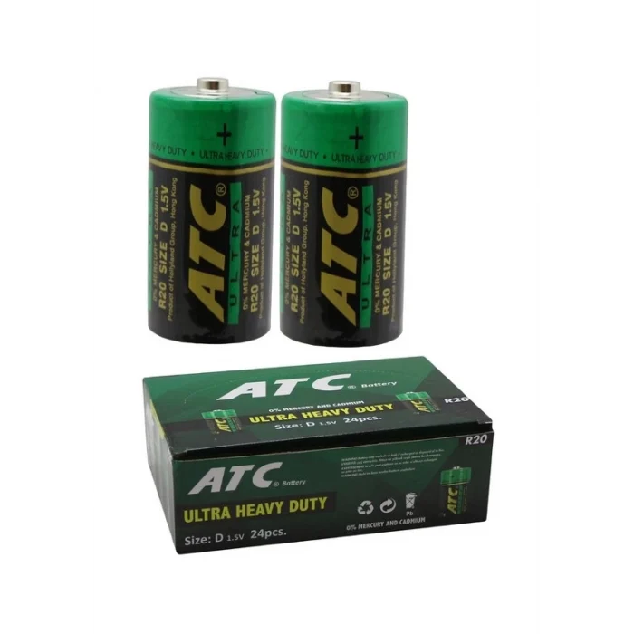 ATC Ultra R20 D 1.5V Büyük Pil 2li
