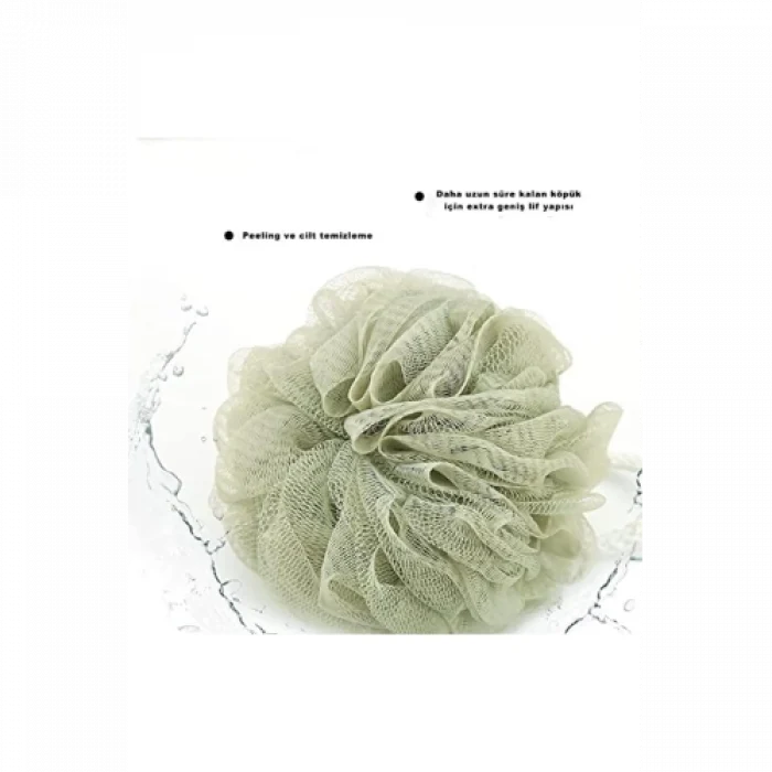 Banyo Lifi Yumuşak Top Lif Naturel Ponpon Banyo Lifi 35 Gr Yumuşak Banyo Lifi