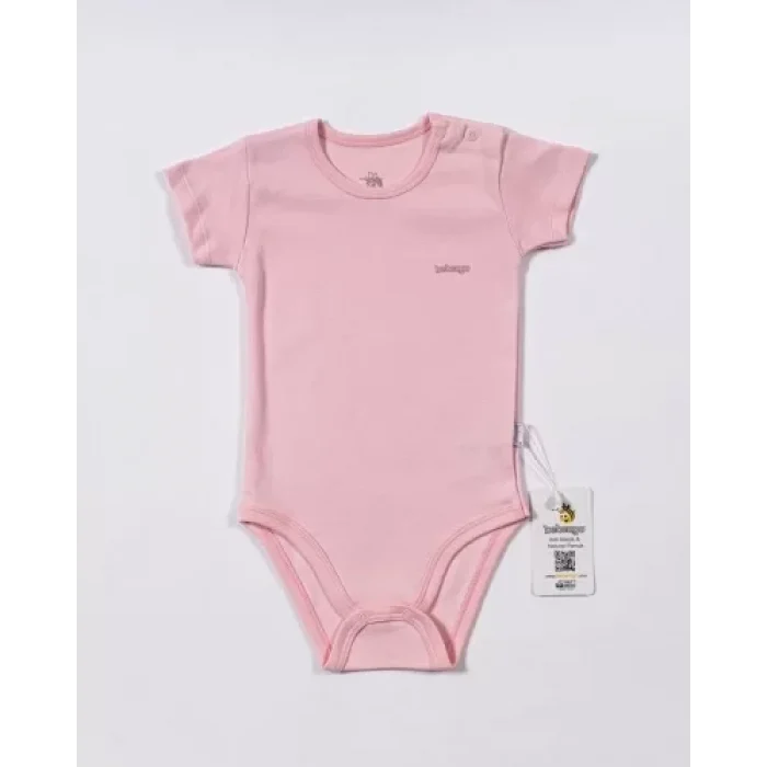 Luz&Pos Basic Kısa Kol Body Pembe