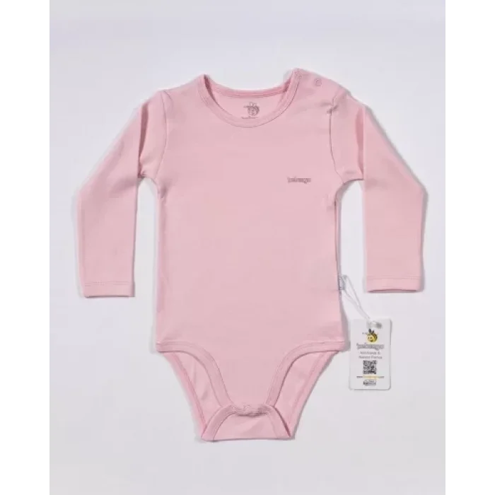 Luz&Pos Basic Uzun Kol Body Pembe