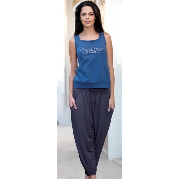 Şahinler Bayan Yazlık Poly Şalvarlı Pijama 21519