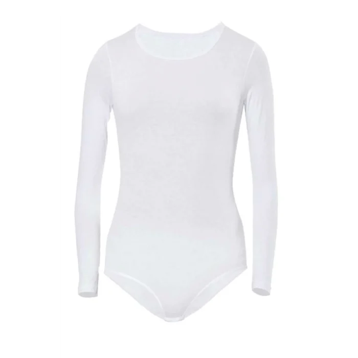 Berrak Kız Çocuk Uzun Kol Çıtçıtlı Pamuklu Badi