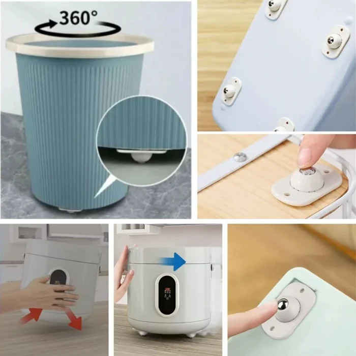 Beyaz Eşya Ve Mobilya İçin 4’lü Tekerlekli Kaydırma Aparatı – Hafif Ve Orta Ağırlıktaki Ürünler İçin Pratik Kaydırıcı Set