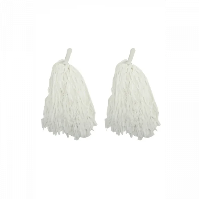 BEYAZ RENK GÖSTERİ PONPONU