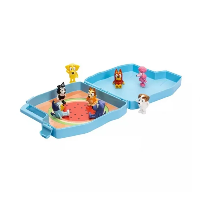 BLUEY/17638 DELÜKS TAŞIMA ÇANTASI VE 8Lİ FİGÜR SET