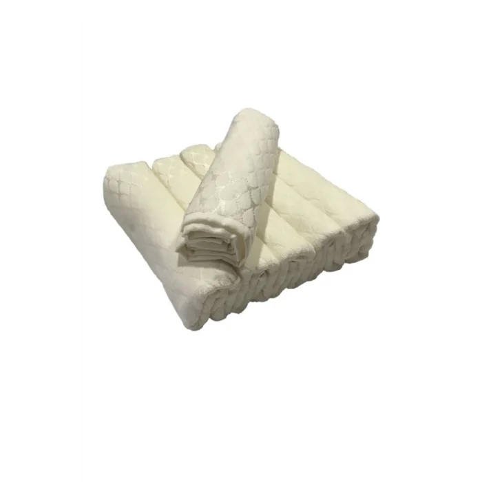 Bulteks Jakarlı Kadife Desen 1 Havlu 30X50