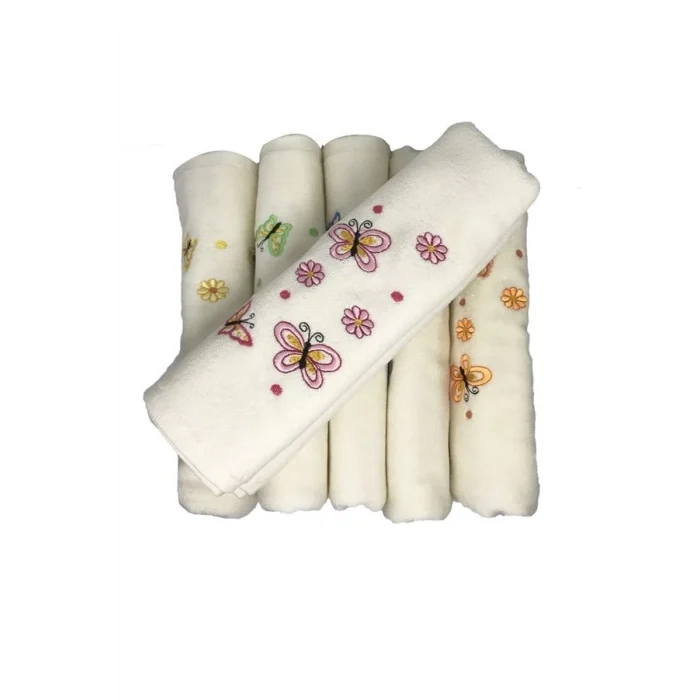 Bulteks Nakışlı Kadife  Havlu 30X50 Desen 5