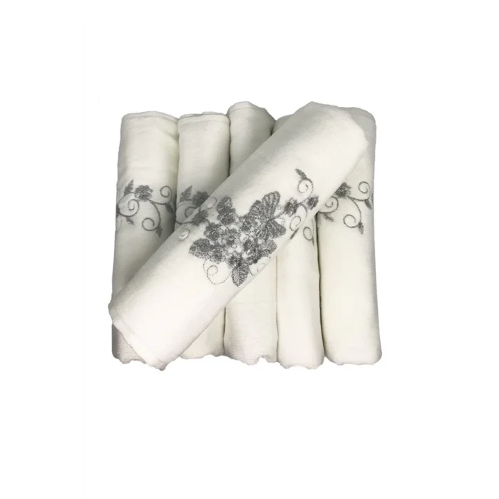 Bulteks Simli Nakışlı Kadife  Havlu 30X50  Desen 2