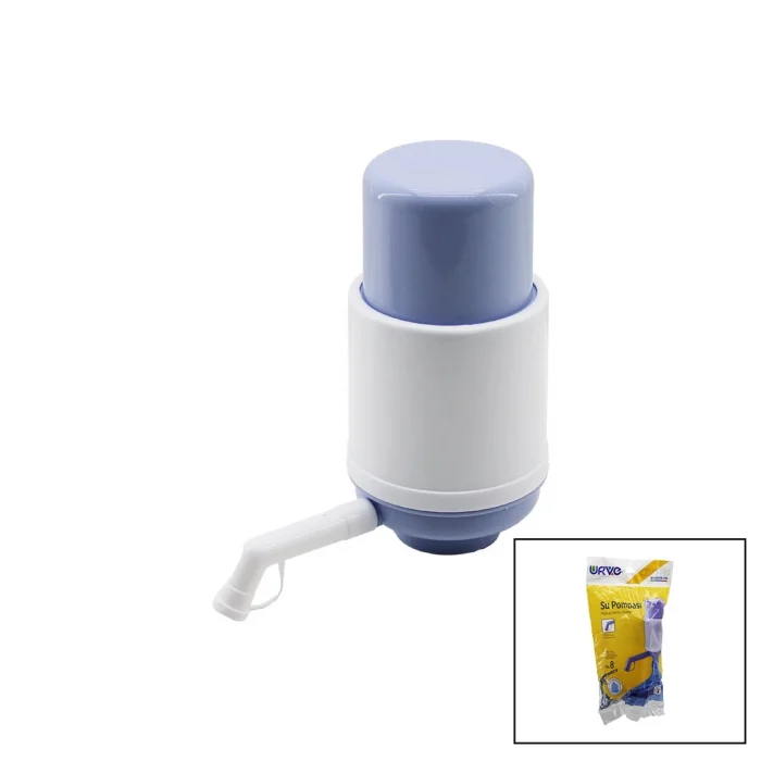 Büyük - Düz   Manuel  Damacana Su Pompası  Poşetli Ambalaj   Damlama Önleyici Kapak