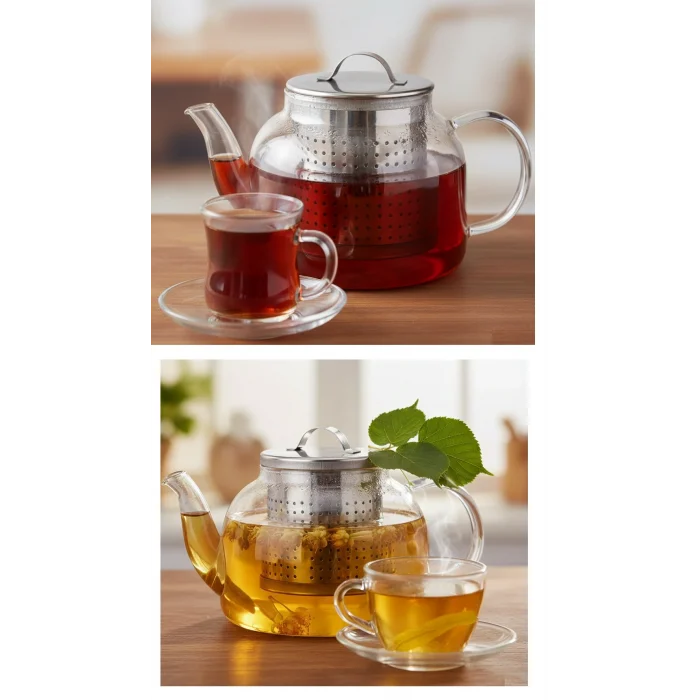Çay Süzgeci Büyük Boy Paslanmaz Çelik Demlik İçi Çay Süzgeci Geniş Hacimli Ve Dayanıklı