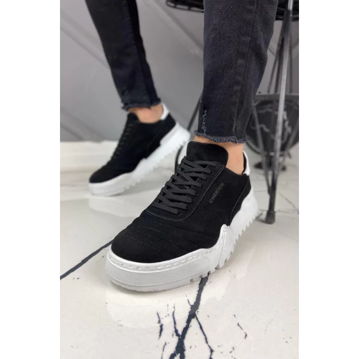 CH037 - SBT Erkek Ayakkabı SIYAH/BEYAZ