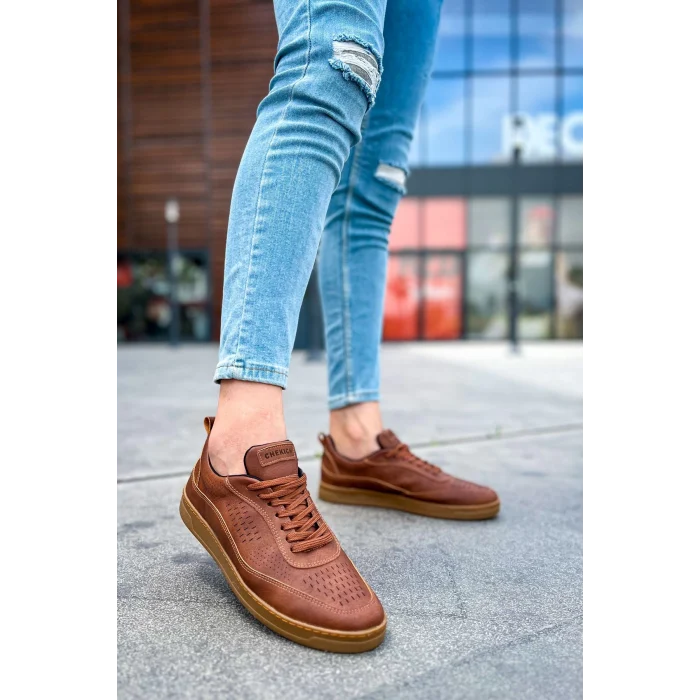 CH157 - CKT Retro Erkek Ayakkabı TABA