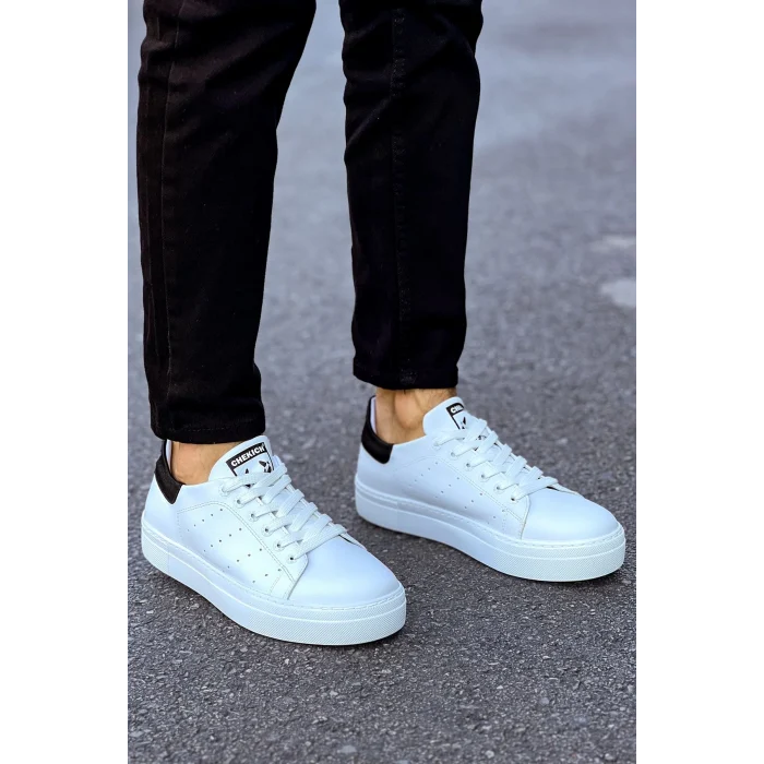 CH983 - CBT Tennis Erkek Ayakkabı BEYAZ/SIYAH