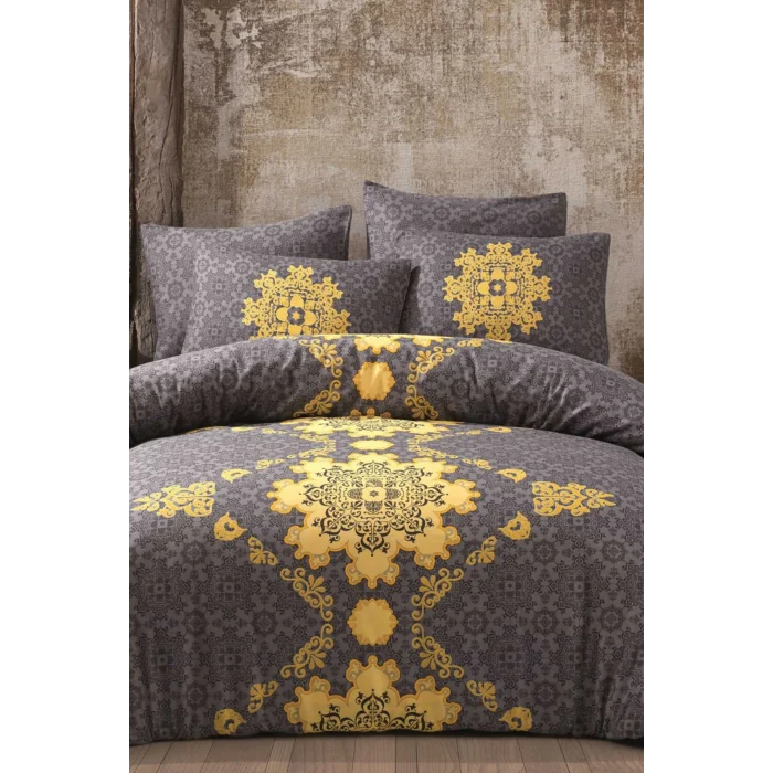 Çift Kişilik Nevresim Takımı Pamuklu Saray Işıltısı