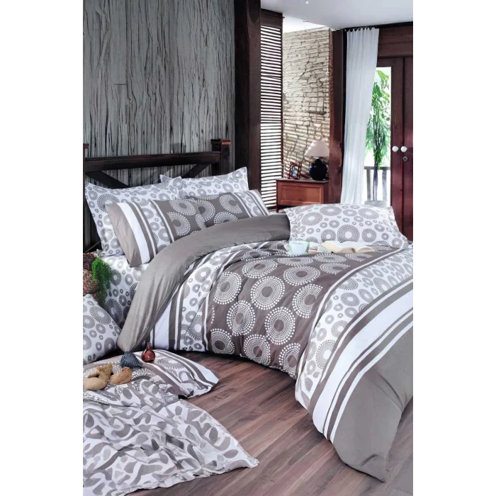 Çift Kişilik Ranforce Nevresim Takımı &#37;100 Pamuklu Harmoni