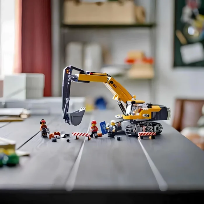 City Sarı İnşaat Ekskavatörü 60420