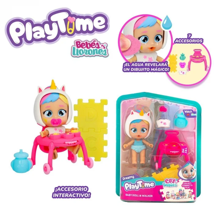 CYP05000 Cry Babies Play Time Mini Dreamy Bebek ve Yürüteci