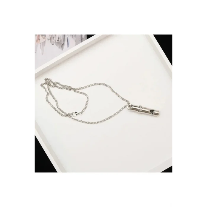 Deprem Düdüğü Çelik Kolye