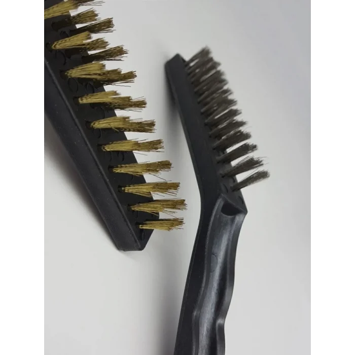 Dev Boy 2li Detay Temizlik Fırça Seti  Araba -mutfak Ocak - Fayans Temizlik Fırça (çelik-bakır)