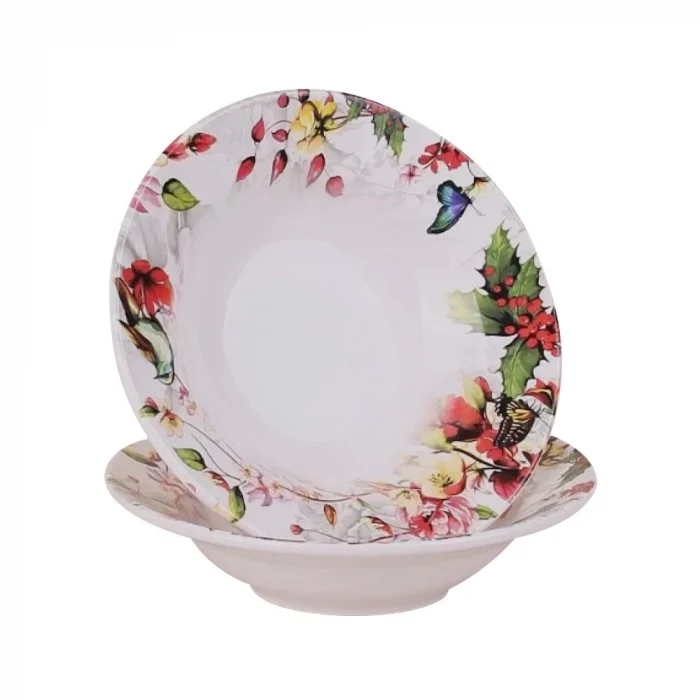 Dijital Baskılı 2li Makarna Tabağı 26cm