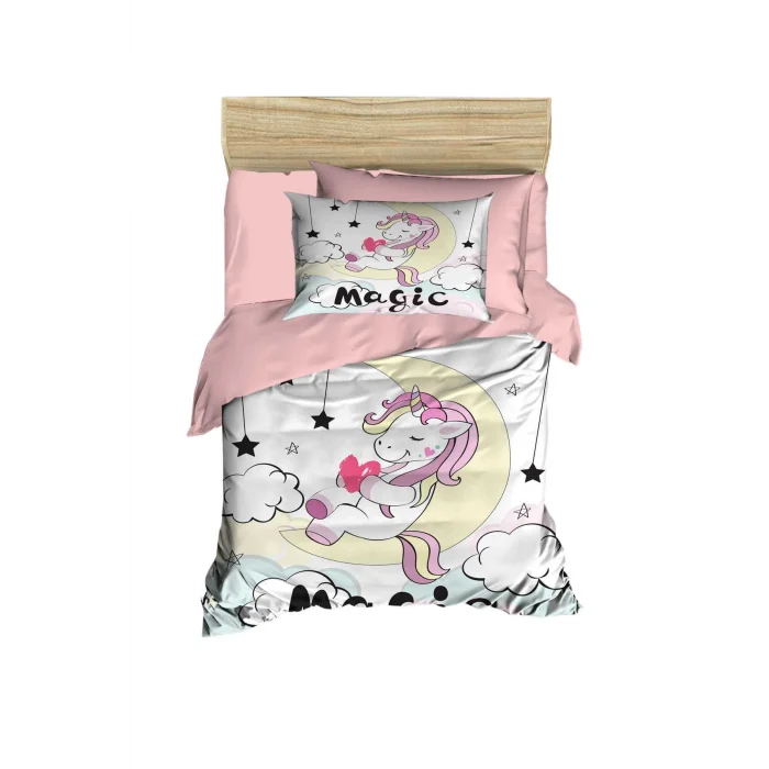 Dijital Baskılı 3d Pamuklu Yenidoğan Bebek Nevresim Takımı Magic