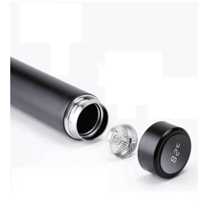 Dijital Sıcaklık Göstergeli Renkli Çelik Termos - 500 Ml